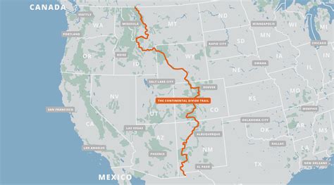 Challenges of Implementing MAP Map of Continental Divide Trail